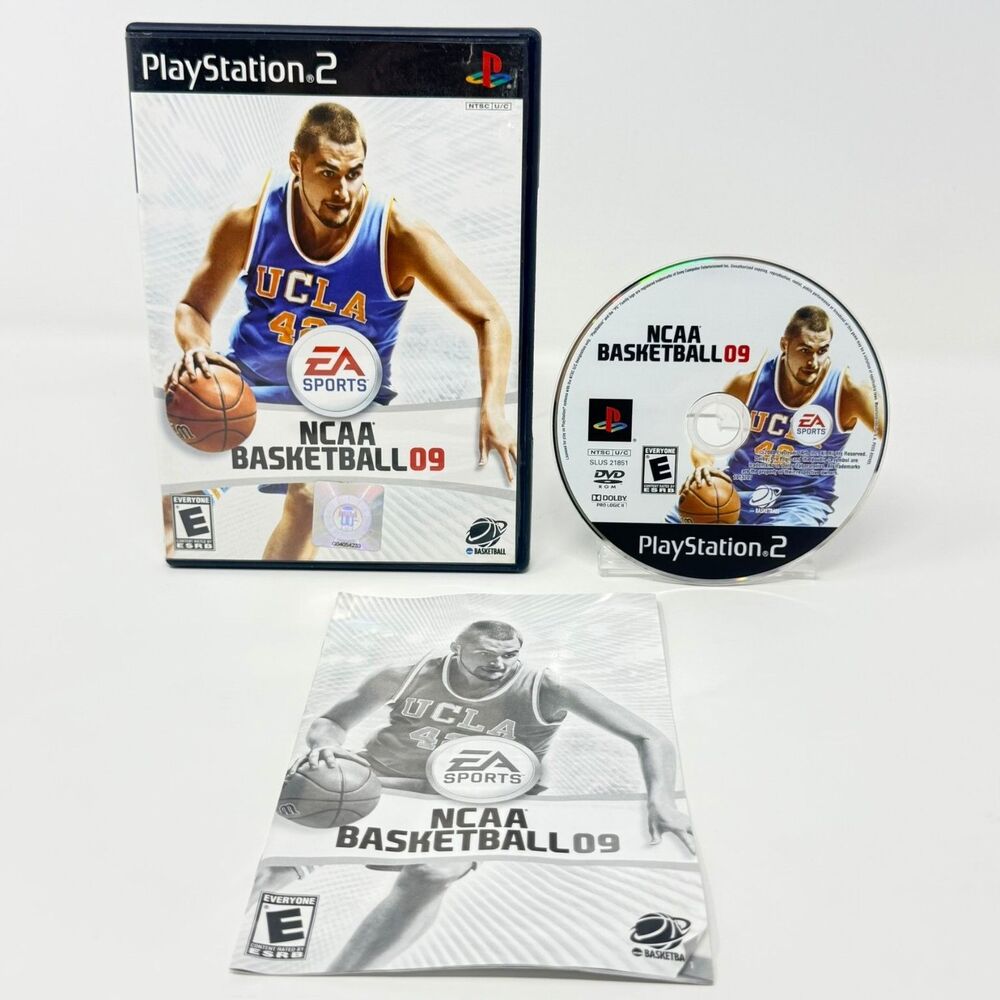 NCAA Basketball 09 PlayStation 2 PS2 Video Game EA Sports NTSC
